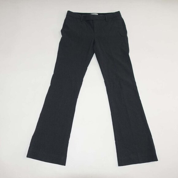 Gap Women's Modern Boot Cut Dress Pants Size 0 Regular Charcoal Gray 31" Inseam - Picture 1 of 6
